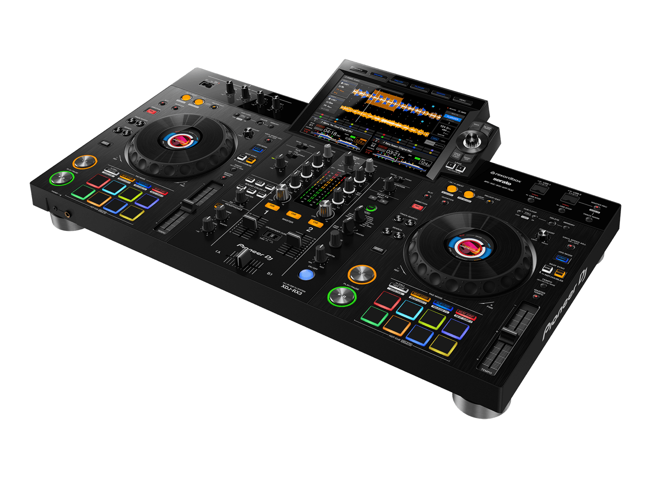 עמדת הדיג'יי בחבילה: קונטרולר Pioneer XDJ-RX3 עצמאי עם מסך מגע
